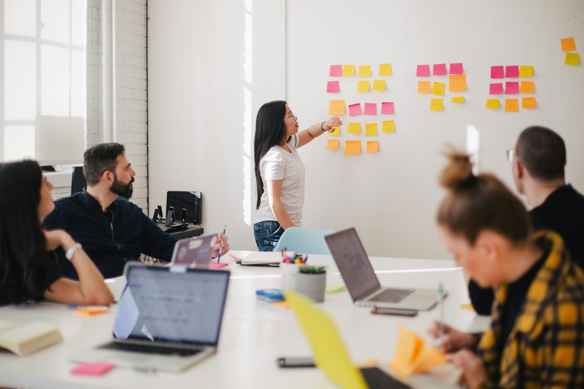 Startup team meeting